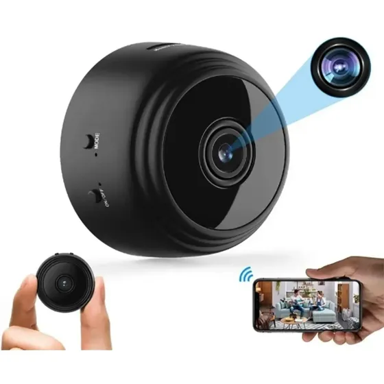 Mini cámara espía A9 con visión nocturna y grabadora de voz e imágenes | Cuotas sin interés