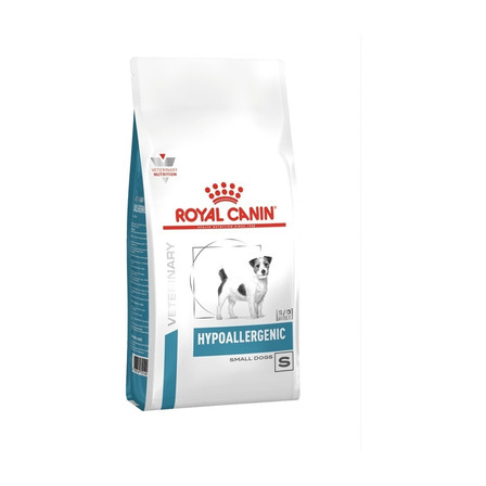 Alimento Royal Canin Veterinary Diet Canine Hypoallergenic para cachorro adulto de raça pequena sabor mix em saco de 7.5kg