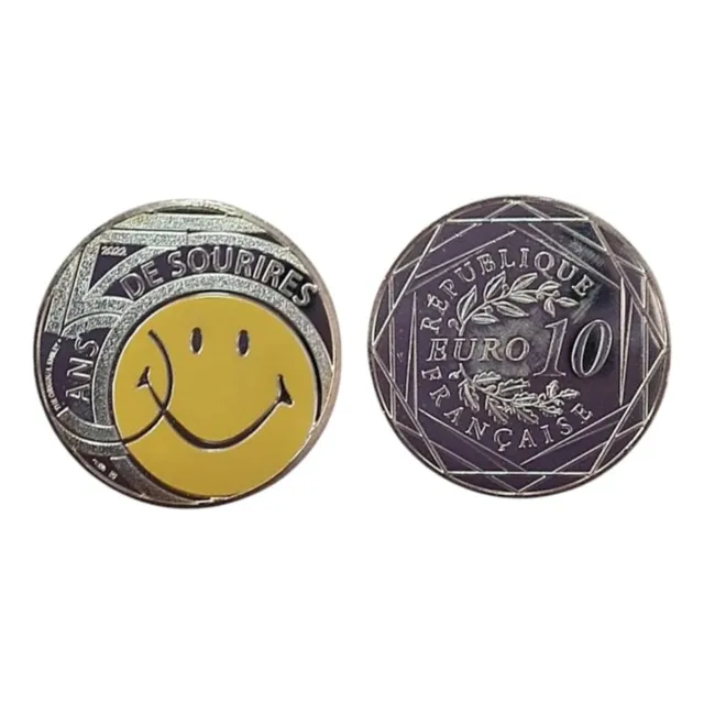 Francia 10 Euros 50 Años De La Cara Feliz  1972-2022 Sonrisa
