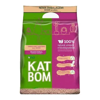 Areia Higienica Katbom Gatos Granulado Tradicional 6kg Areia Higienica Katbom Gatos Granulado Tradicional 6kg