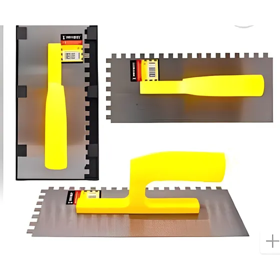 Llana Dentada Security 11 Pulgadas Mango Amarillo Ergonómico