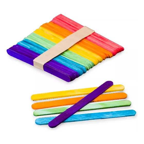 Palitos De Helado Cake Pops Maquetas Colores Surtidos X50