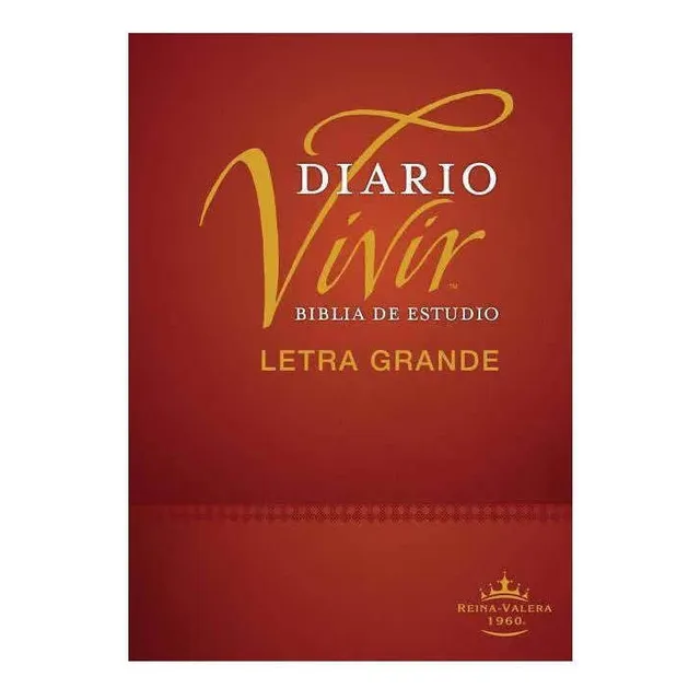 Biblia De Estudio Del Diario Vivir Rvr 1960, Letra Grande