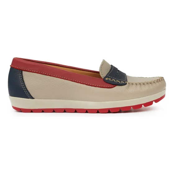 Mocasín Mujer Cuero Briganti Zapato Chatita - Mcmo03587