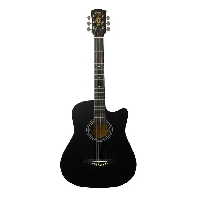 Violão Acústico Seven Sv-17 Para Destros Dark Black Pau-rosa Fosco