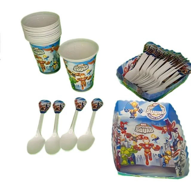 Kit Decoracion Infantil Heroes Marvel 24niños Leer Descripci