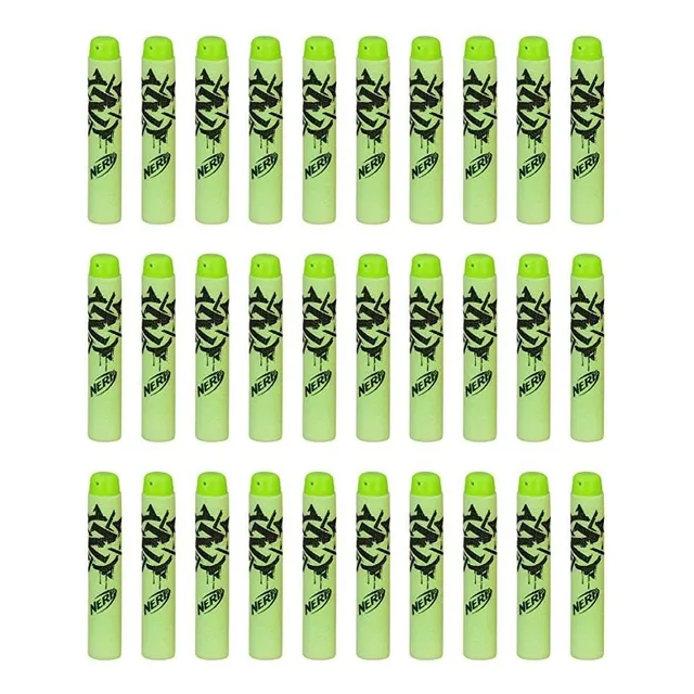 Nerf Zombi Strike - Juego De 30 Dardos De Recambio, Multicol