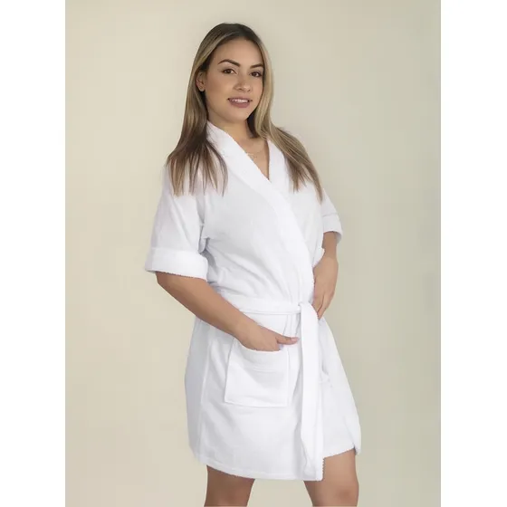 Levantadora Salida De Baño Con Bolsillo De Mujer, Dama