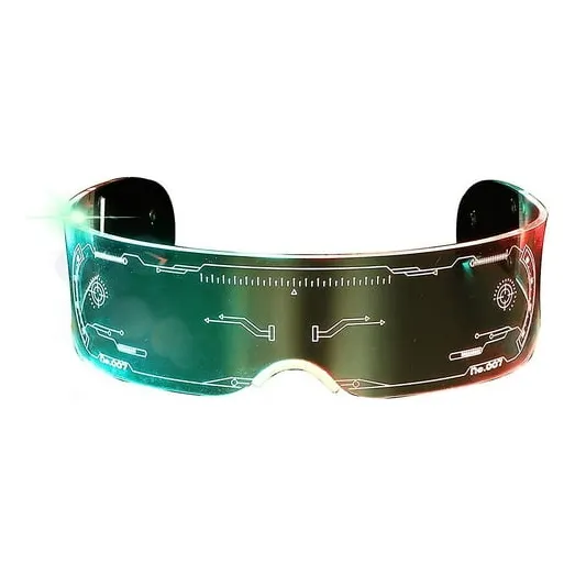 Gafas Cyberpunk De Luz Led Rave