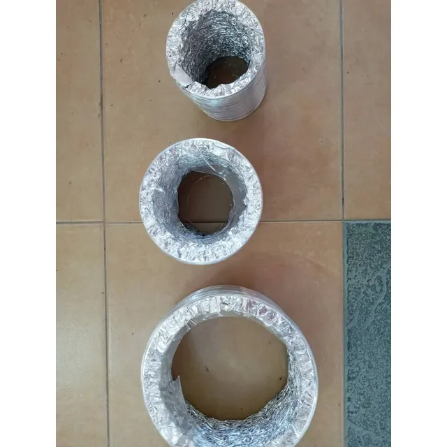Ducto Aluminio Universal 6 Pulgadas Tres Metros Largo
