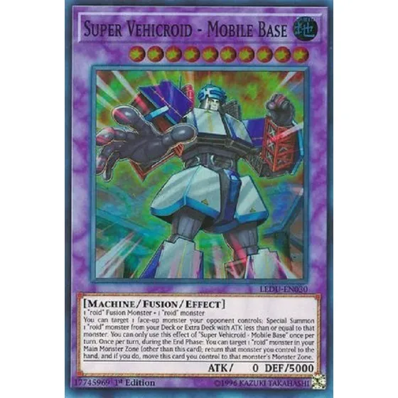 Súper Vehicroid - Base Móvil Super Raro Yugioh