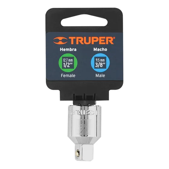 Adaptador Para Dados 1/2 Hembra X 3/8  Macho Truper