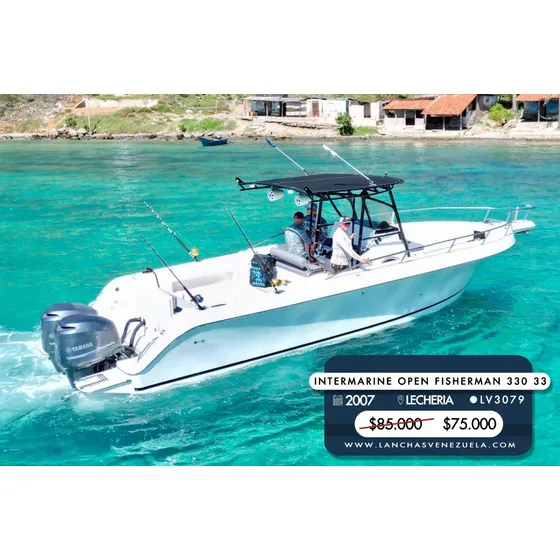 Lancha Intermarine Open Fisherman 330 33 Lv3079