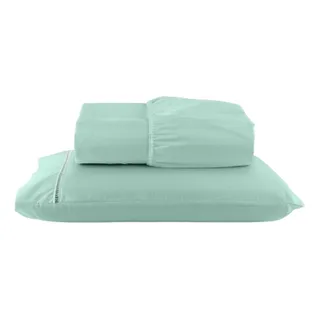 Lençol Solteiro Com Fronha Ponto Palito Texfine Macio Com Elastico 2 Peças Verde Lençol Solteiro Com Fronha Ponto Palito Texfine Macio Com Elastico 2 Peças Verde