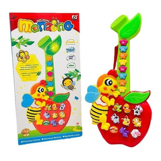 Guitarra Piano Infantil Musical Som De Bichos Educativa Alça Guitarra Piano Infantil Musical Som De Bichos Educativa Alça