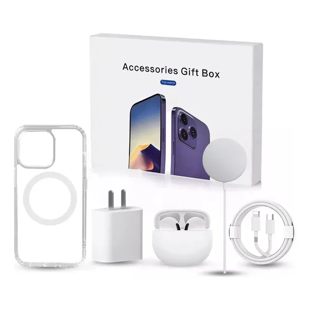 5kit Accesorios Celulares Carga Inalambrica Para iPhone