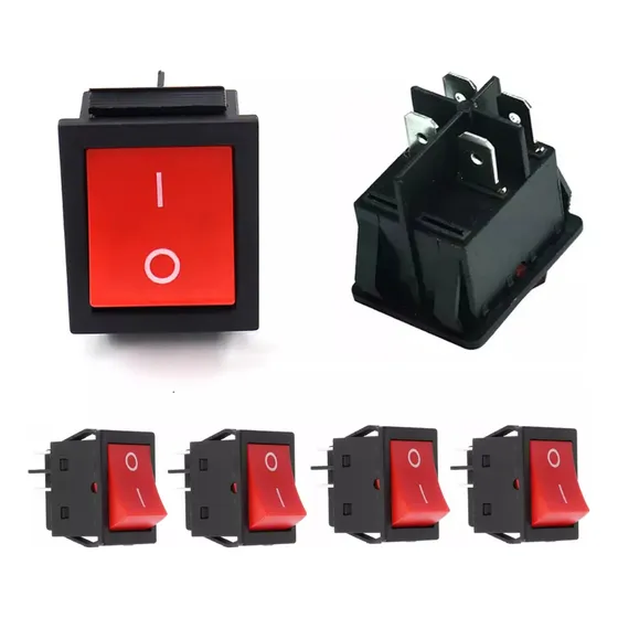5 Interruptor Switch Palanca Para Inversor Soldador 30a 4pin