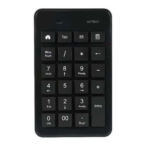 Teclado Numerico Multiplataforma Inspire Pad Tn450 / Bt 5.0 Color del teclado Negro