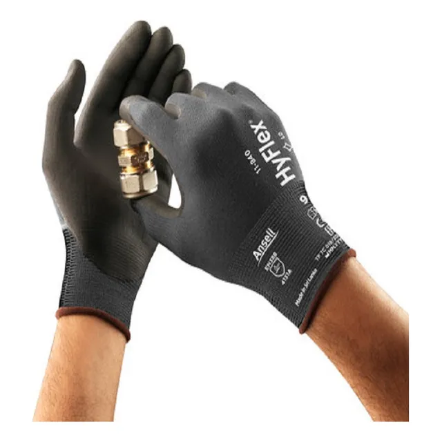 Xc ¿ansell Hyflex? 11840 (12 Pares) Fotix Negro Resistente