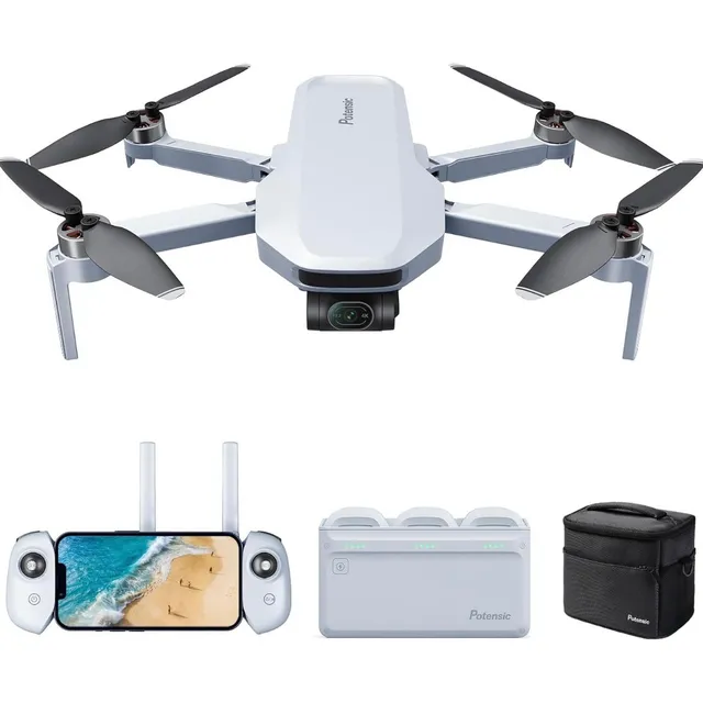 Dron Potensic Atom 3 Ejes 4k Fly More Combo