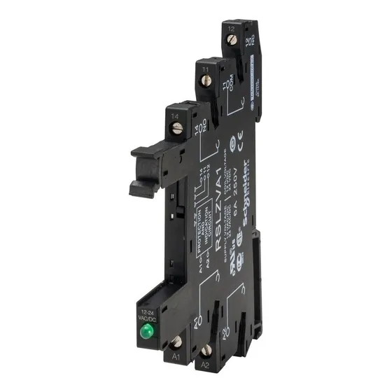 Base Tipo Bornera Rslzva1 Para Rele Slim De 12-24vac/dc