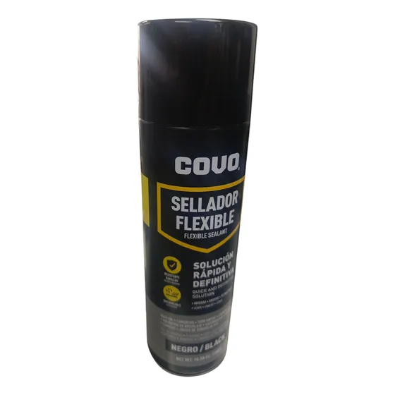 Spray Sellador Flexible Para Impermeabilizar Color Negro