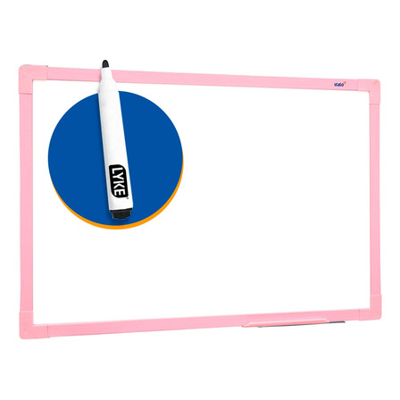 Lousa Quadro Branco 40x60 Cm Moldura Soft Colors + Brinde Lousa Quadro Branco 40x60 Cm Moldura Soft Colors + Brinde