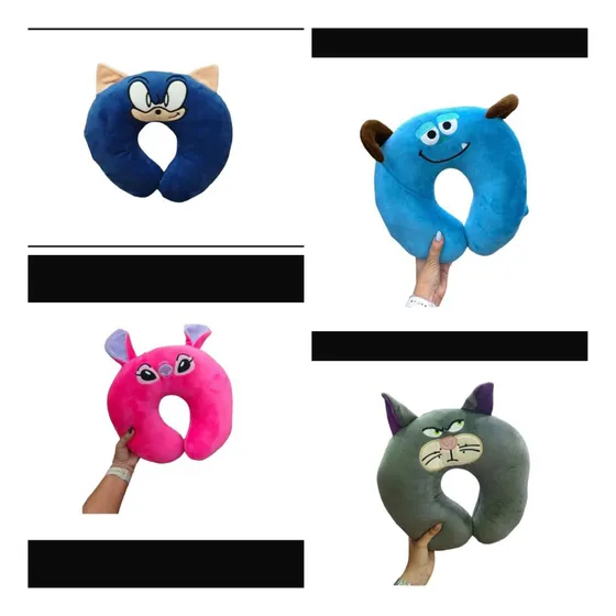 Almohada Cojin Cuellera Stitch