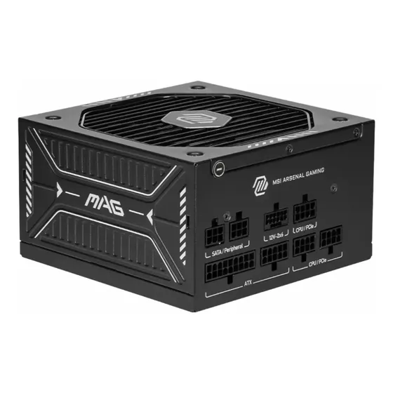Fuente Atx 3.1 Full Modular Msi Mag A750gls 750w Gold Pci5.1 Negro