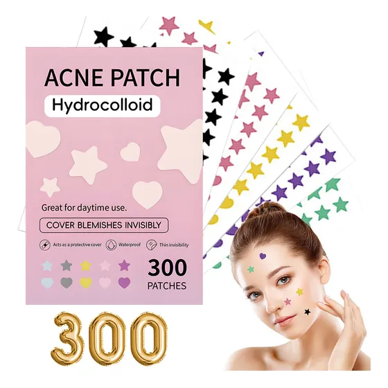 Parches Estrella Star Anti Acne Espinillas Granos Face Patch