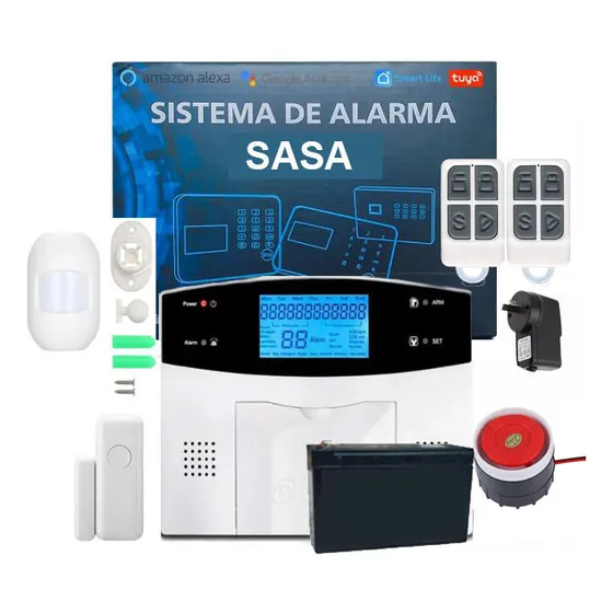 Kit Alarma Domiciliaria Inalambrica Gsm Wifi Semodlzdas353v2