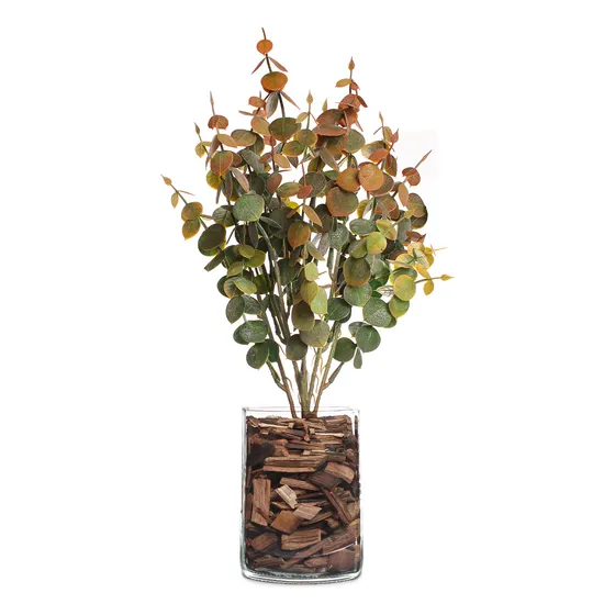 Vaso Planta Artificial Para Sala Arranjo De Flor Artificial