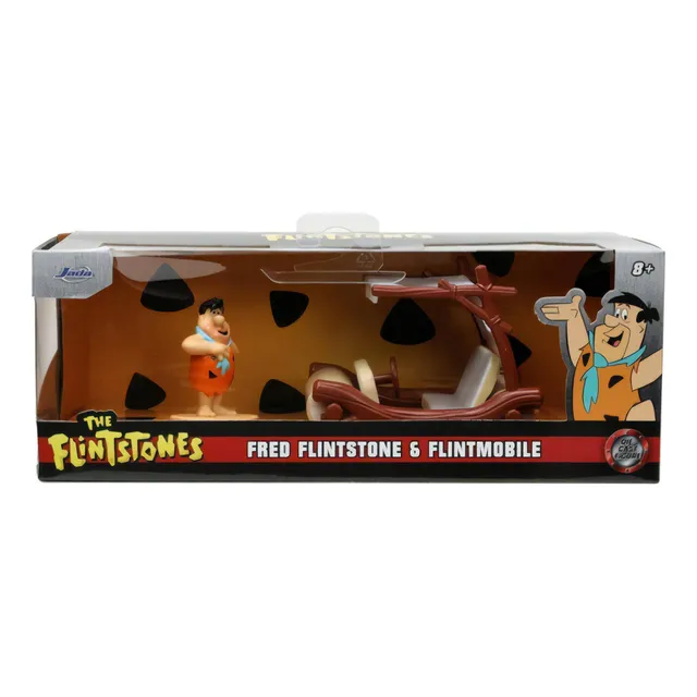 Jada 1:32 The Flintstone Picapiedras Fred Troncomovil