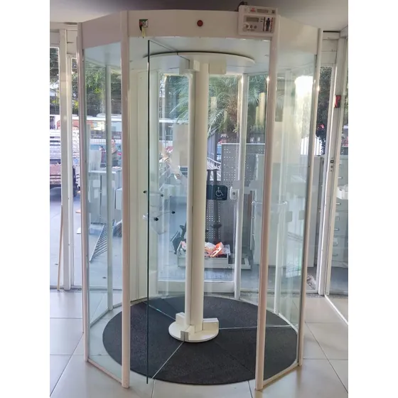 Porta Giratória Com Detector De Metais Onix 3 Áreas 