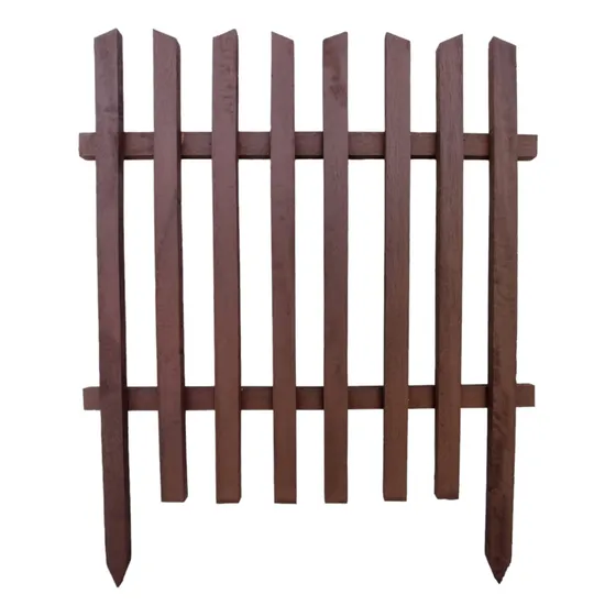 5 Cercas De Madeira 60x50cm Jardim Resistente Ao Tempo 