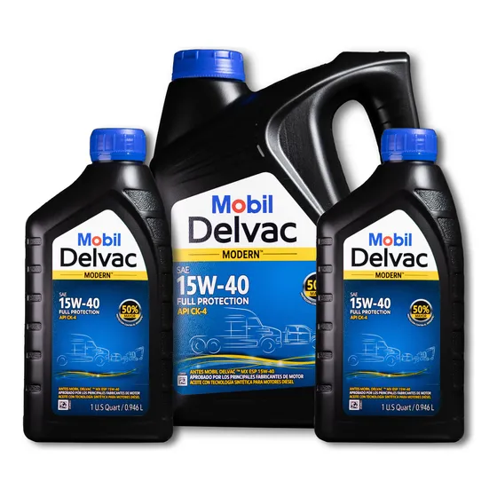 Mobil Delvac Modern 15w40 -semisintetico - Galon + 2 Cuartos