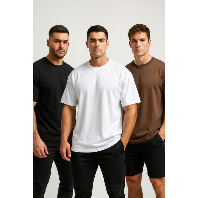 Kit 3 Camisetas Oversized Masculina BĂĄsica Lisa Academia Kit 3 Camisetas Oversized Masculina BĂĄsica Lisa Academia