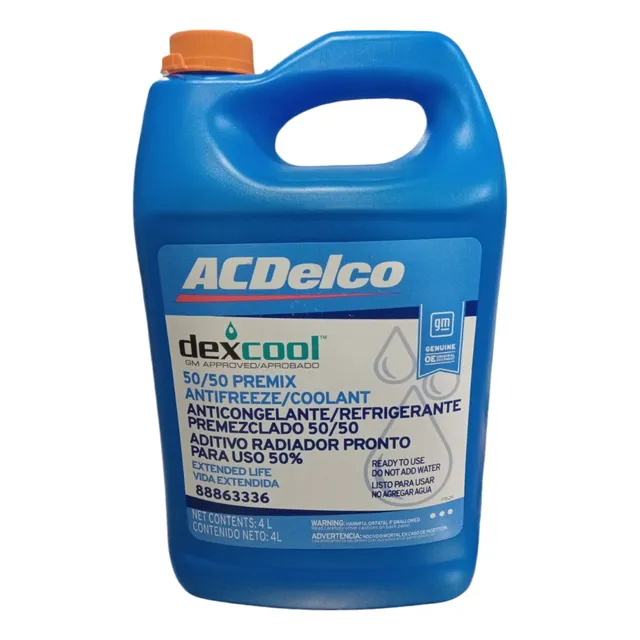 Refrigerante Acdelco Dex-cool Naranja 50/50