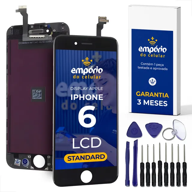 Tela iPhone 6 4.7 Compatível Display Empório Do Celular