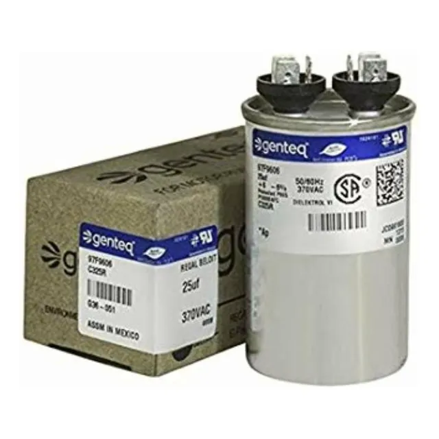 Genteq C325r 25 Uf Mfd X 370 Vac Ge Condensador De Repuesto