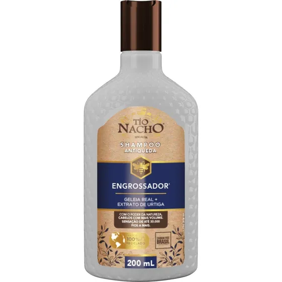 Shampoo Tío Nacho 200ml Engrossador
