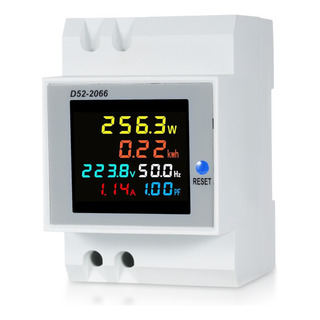 Monitor Digital Monofásico 6 En 1 D52-2066 Con Riel Din D52- Monitor Digital Monofásico 6 En 1 D52-2066 Con Riel Din D52-