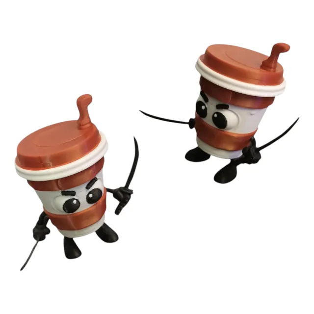 Capuchino Asesino - Muñeco/juguete- Italian Brainrot  3d