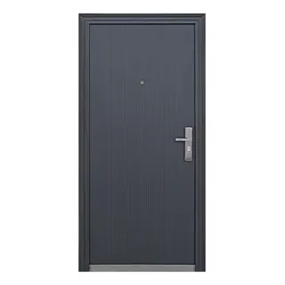 Puerta De Seguridad Bismarck 95x205 Apertura Izquierda Gris Gris