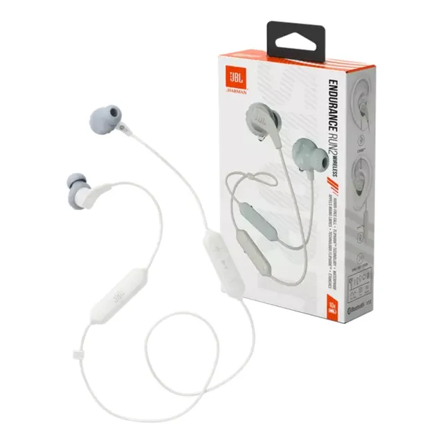 Auricular Jbl Endurance Run 2 Blanco Bluetooth