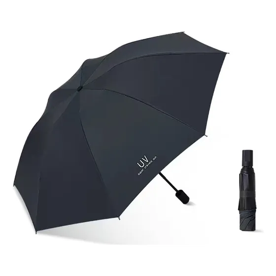 Sombrilla Paraguas Cartera Plegable Con Protección Uv Solar