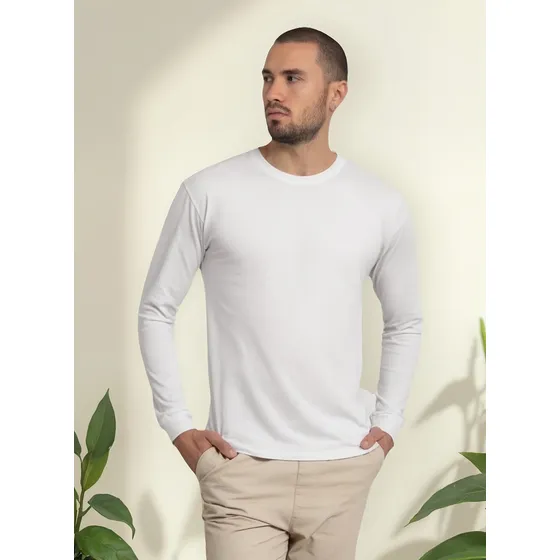 Poleras De Algodón Manga Larga Para Estampar