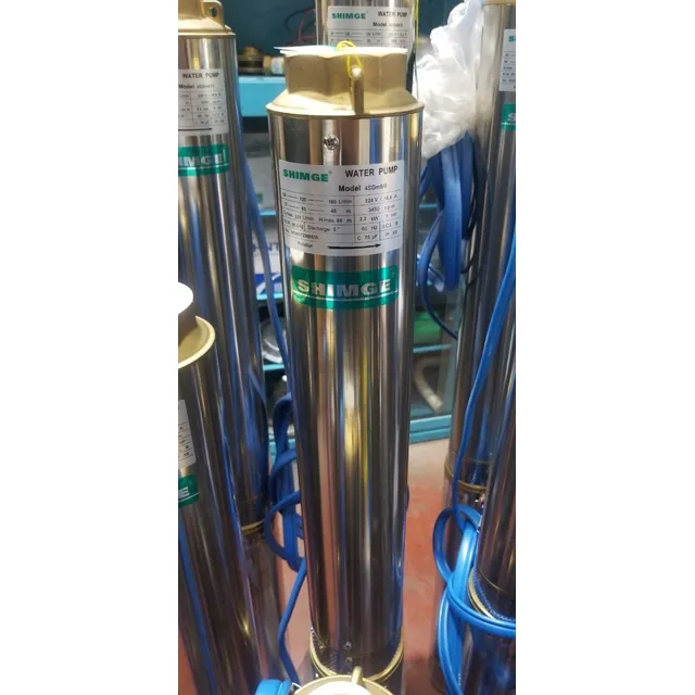 Bomba Sumergible De 3 Hp Marca Shimge 4sgm8/9 Voltaje 220