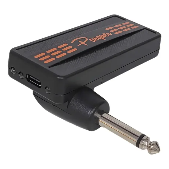 Mini Amplificador Guitarra Electrica Parquer Auriculares Color Negro