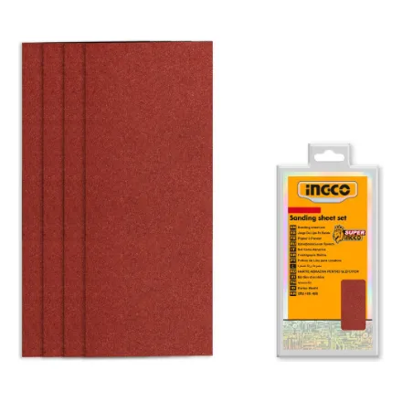 Set 50 Lijas P40 P80 P120 P180 Ingco 90x231 Mm Akfs2401012 0